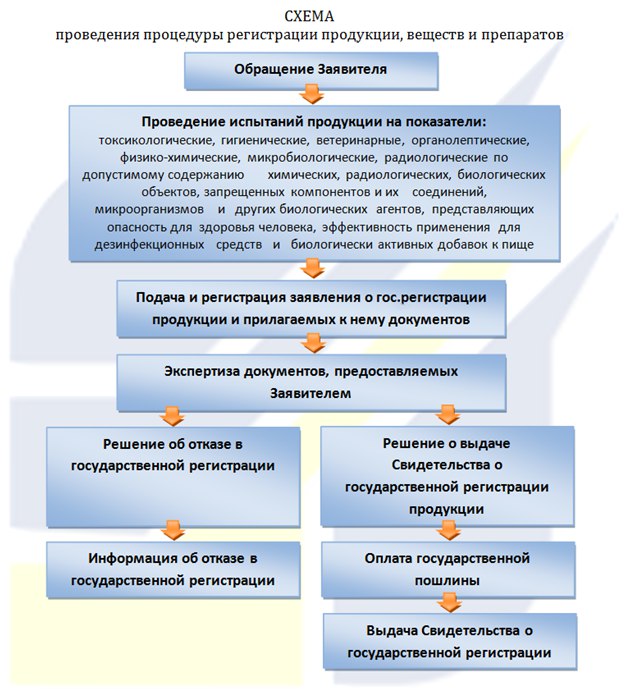 схема государственной регистрации продукции